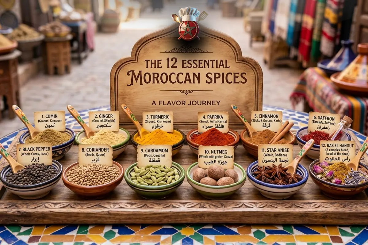 The 12 Essential Moroccan Spices