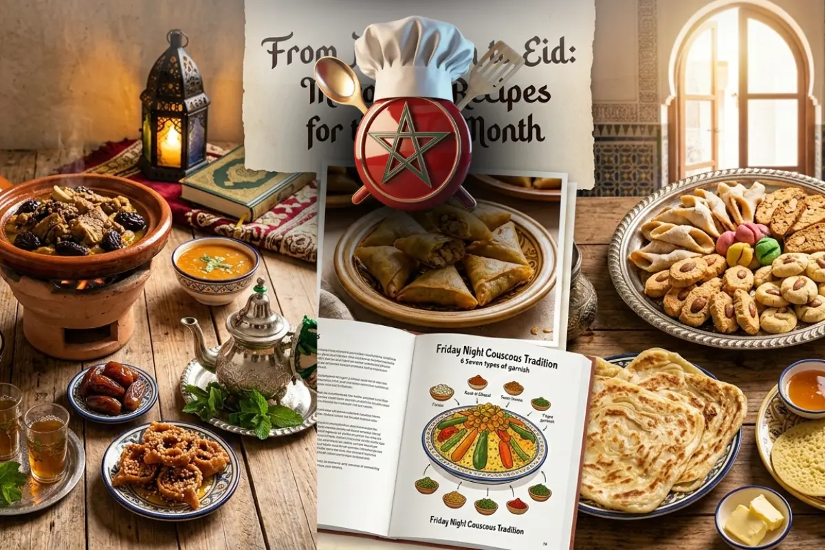 From Ramadan to Eid: Moroccan Recipes for Full Month