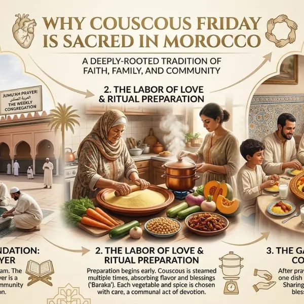 Why Couscous on Friday is Sacred in Morocco