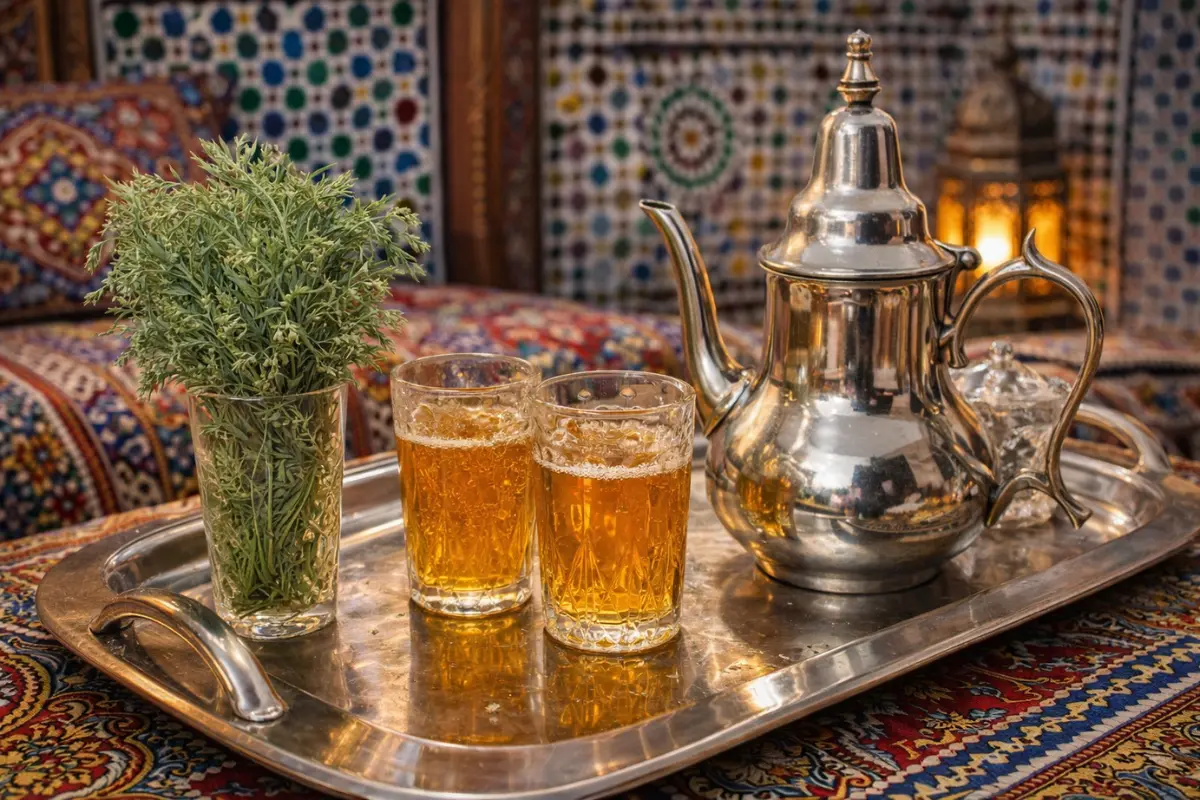 Moroccan Sage Tea (Shība)