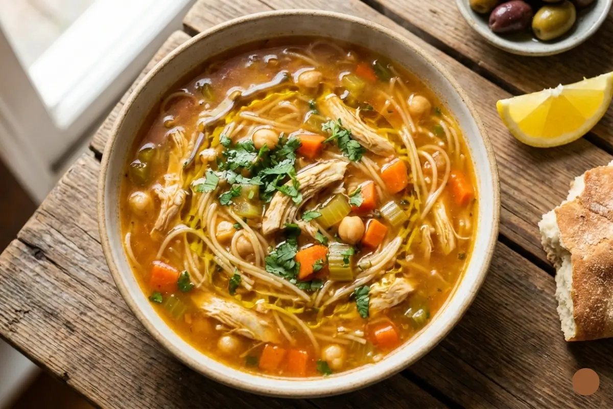 Moroccan Souba Soup (Vermicelli Noodle Soup)