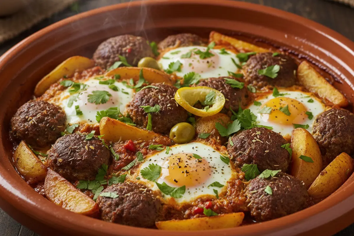 Kefta Tagine with Potatoes