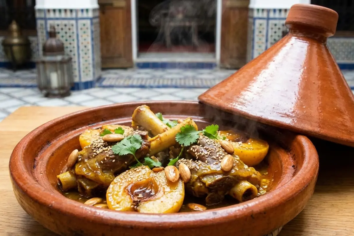 Lamb Tagine with Quince and Honey