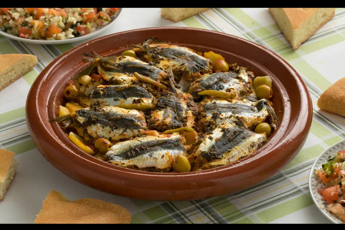 Sardine Tagine with Vegetables