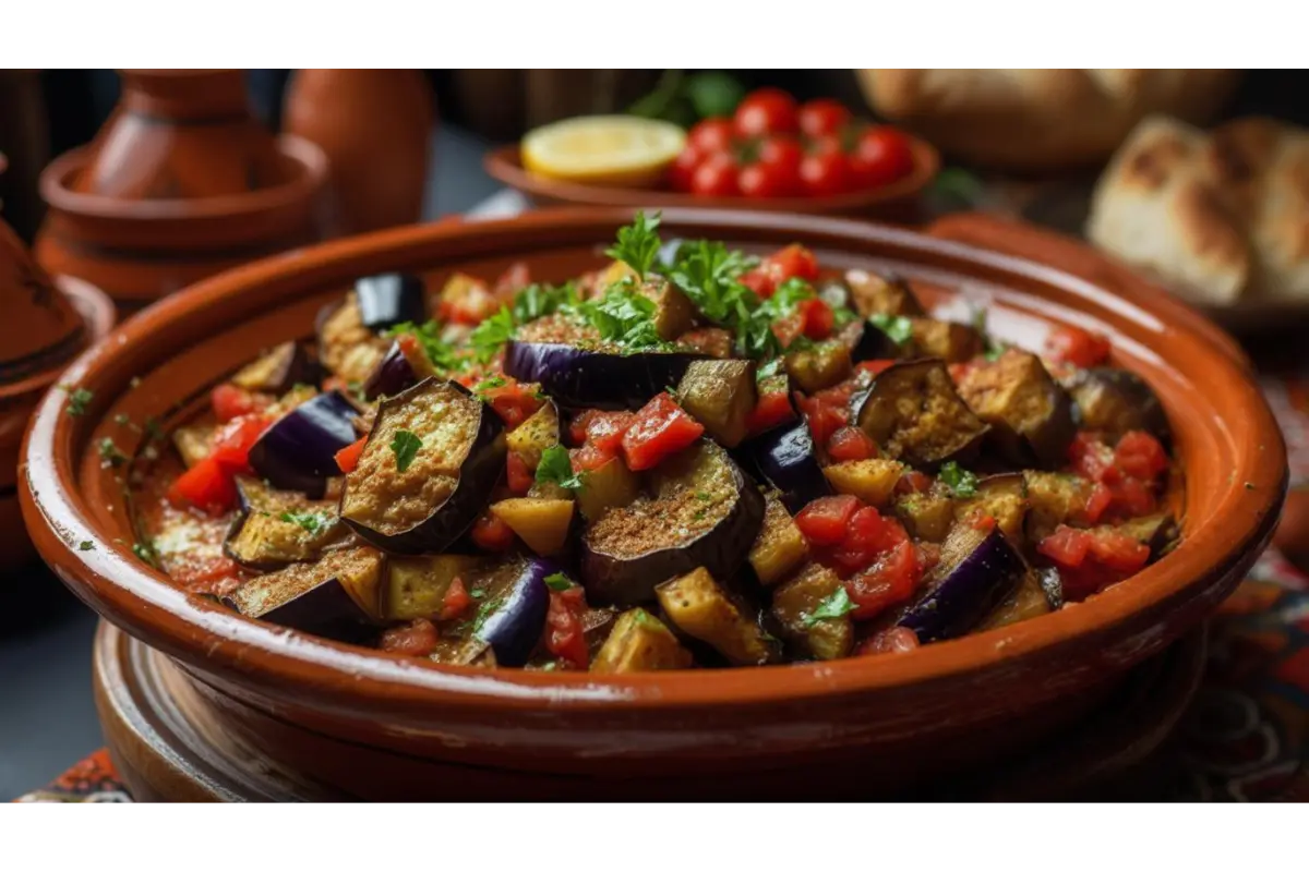 Zaalouk (Eggplant and Tomato Salad)