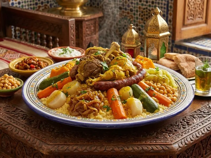 Royal Couscous with Seven Vegetables