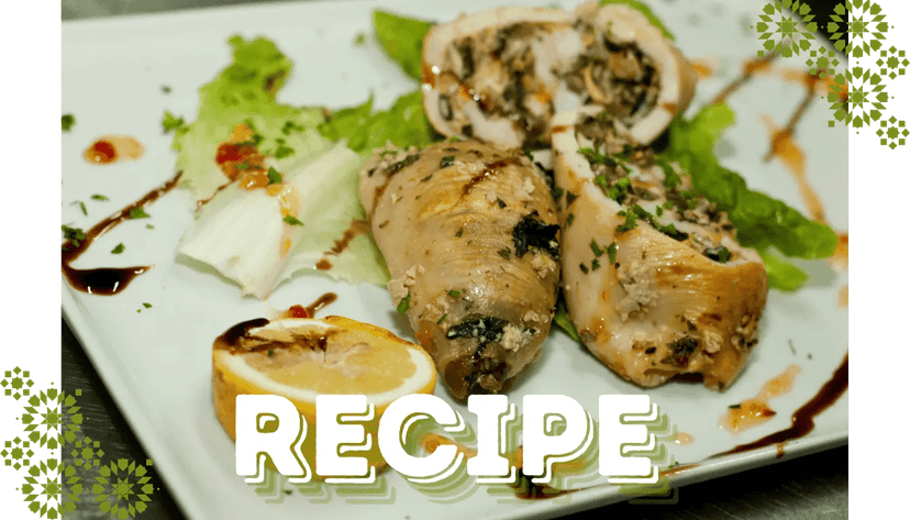 Meagre Fish Stuffed with Crustaceans