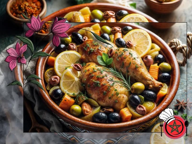 Chicken Tagine with Olives and Lemon
