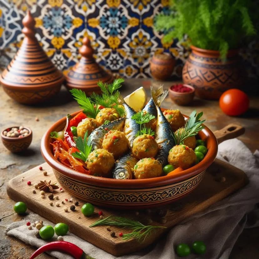 Sardine Balls Tajine