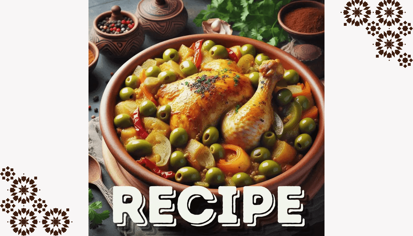 Chicken Tagine with green olives