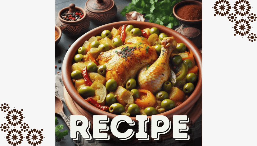 Chicken Tagine with green olives