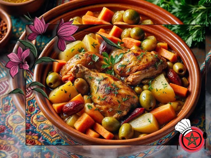 Moroccan Chicken Tagine with Potatoes
