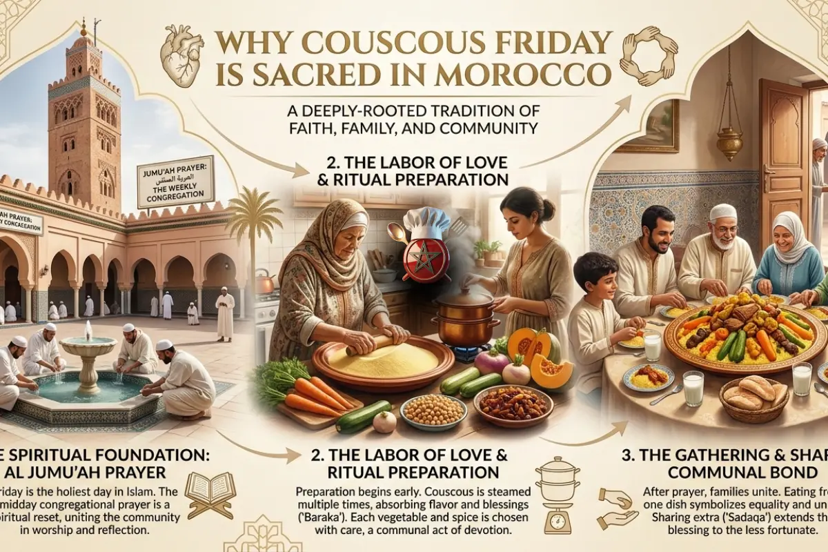 Why Couscous on Friday is Sacred in Morocco