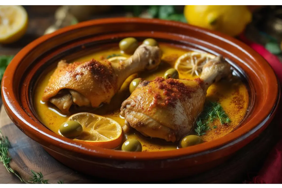 Chicken Tagine with Preserved Lemons
