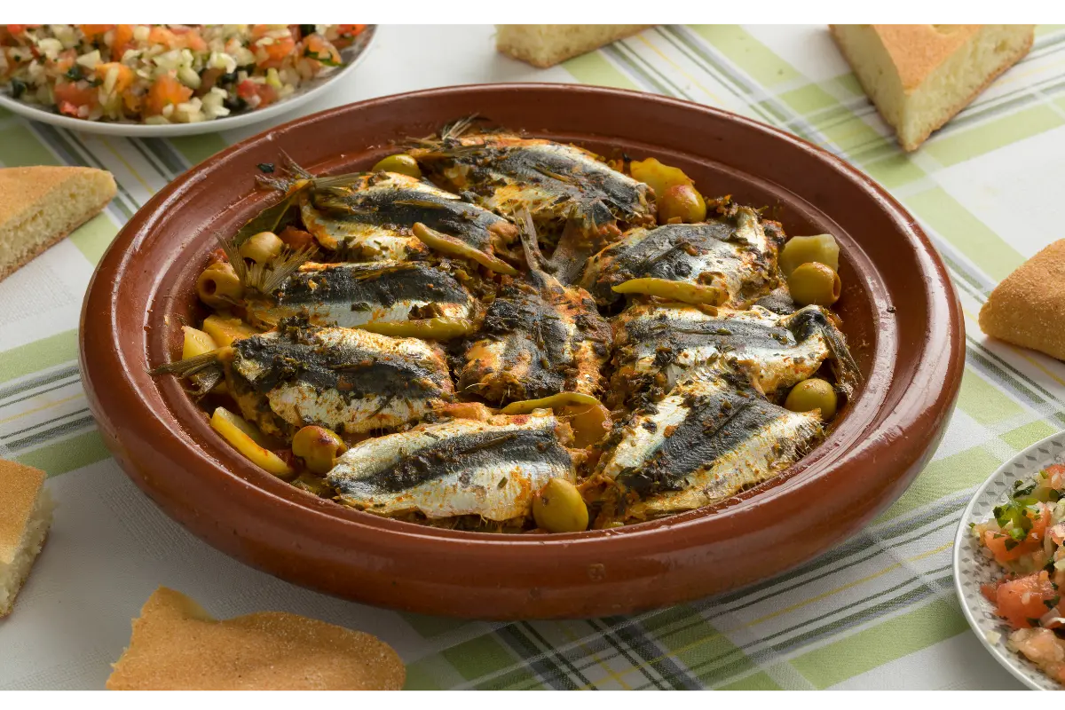 Sardine Tagine with Vegetables