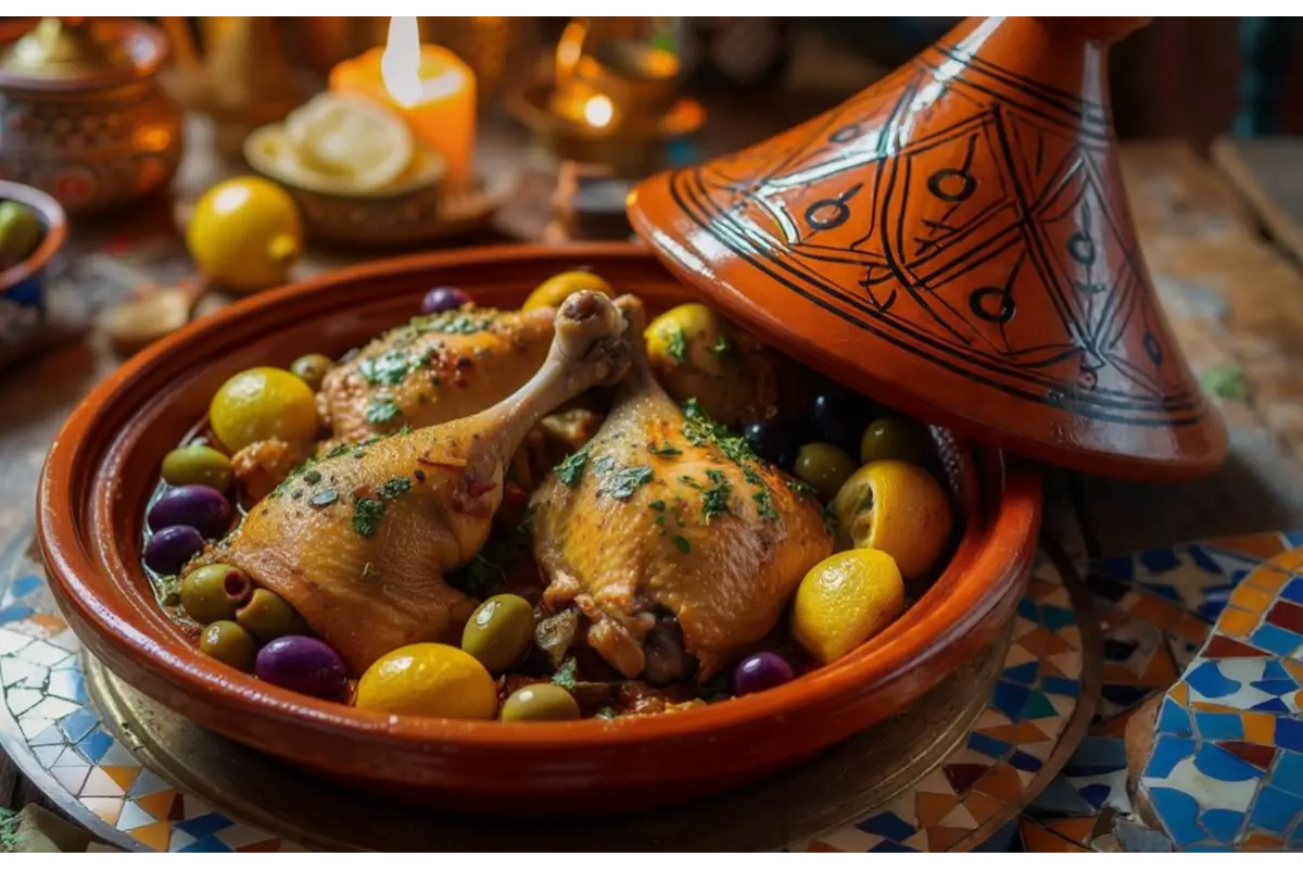 Tagine Chicken with Olives