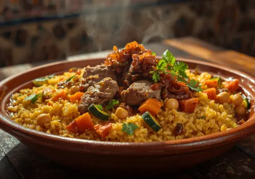 Traditional Lamb Couscous